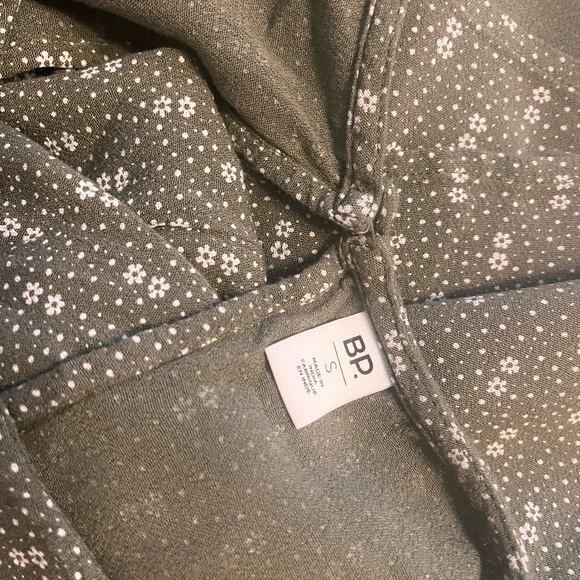 BP. green floral mini dress - Picture 3 of 8